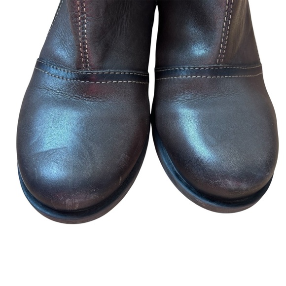 Pikolinos Le Mans Leather Ankle Booties Zip Up In Brown/Green Women’s Size 40 - Picture 3 of 8